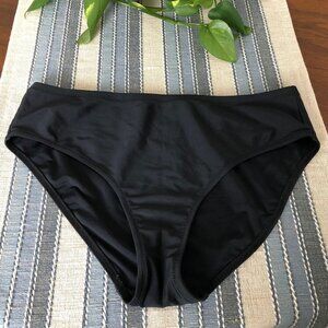 Anita Nylon & Elastane Activewear Swim Hipster Bikini Bottoms Black Sz 8 NWOT